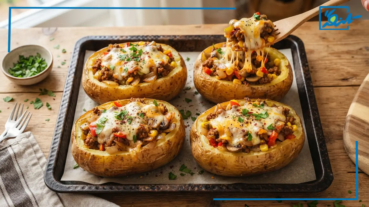 طرز تهیه سیب زمینی کاسه ای شکم پر؛ غذای ترند اینستاگرام