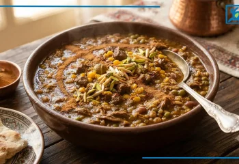 طرز تهیه شله مشهدی مجلسی و خوشمزه برای 4 نفر