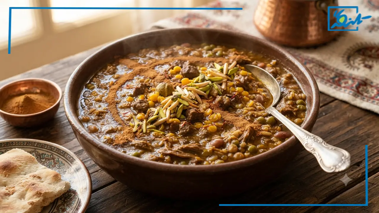 طرز تهیه شله مشهدی مجلسی و خوشمزه برای 4 نفر