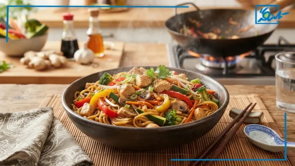 طرز تهیه غذای چینی لیلا حاتمی در فیلم سعادت آباد