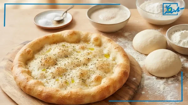 طرز تهیه خمیر پیتزا برای ۴ نفر با دو روش خانگی (با خمیر مایه و بدون خمیر مایه)