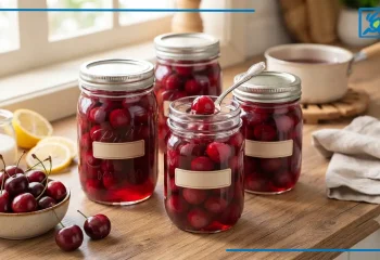 طرز تهیه کمپوت گیلاس فوری و خانگی و خوشمزه با ماندگاری بالا