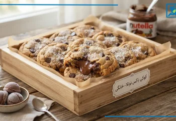 طرز تهیه کوکی باکس نوتلا ترند اینستاگرام