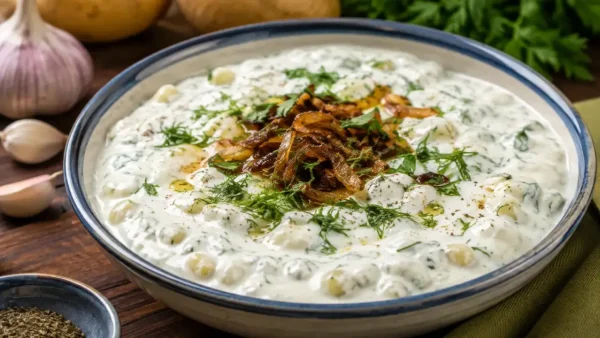 طرز تهیه بورانی سیب زمینی خانگی + فوتوفنهای خوشمزهتر شدن