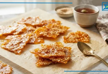 طرز تهیه سوهان عسلی نرم و نازک کنجدی در کمتر از 15 دقیقه
