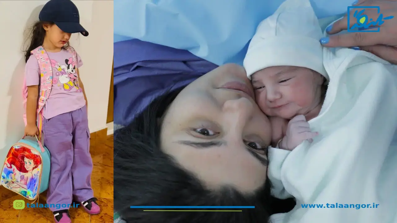 عکس مهسا طهماسبی و فرزندش