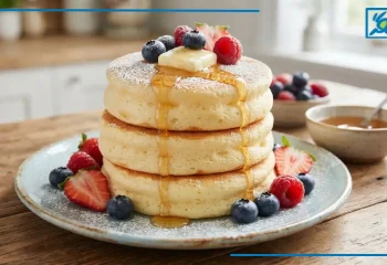 طرز تهیه پنکیک ژاپنی ساده و خوشمزه برای ۴ نفر