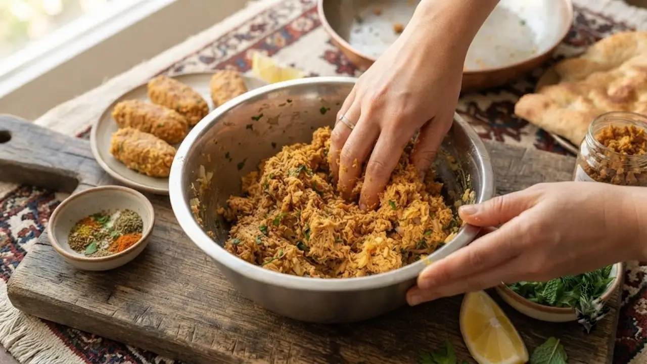 طرز تهیه کباب تابه ای با سویا بدون گوشت؛ کاملا گیاهی و خوشمزه