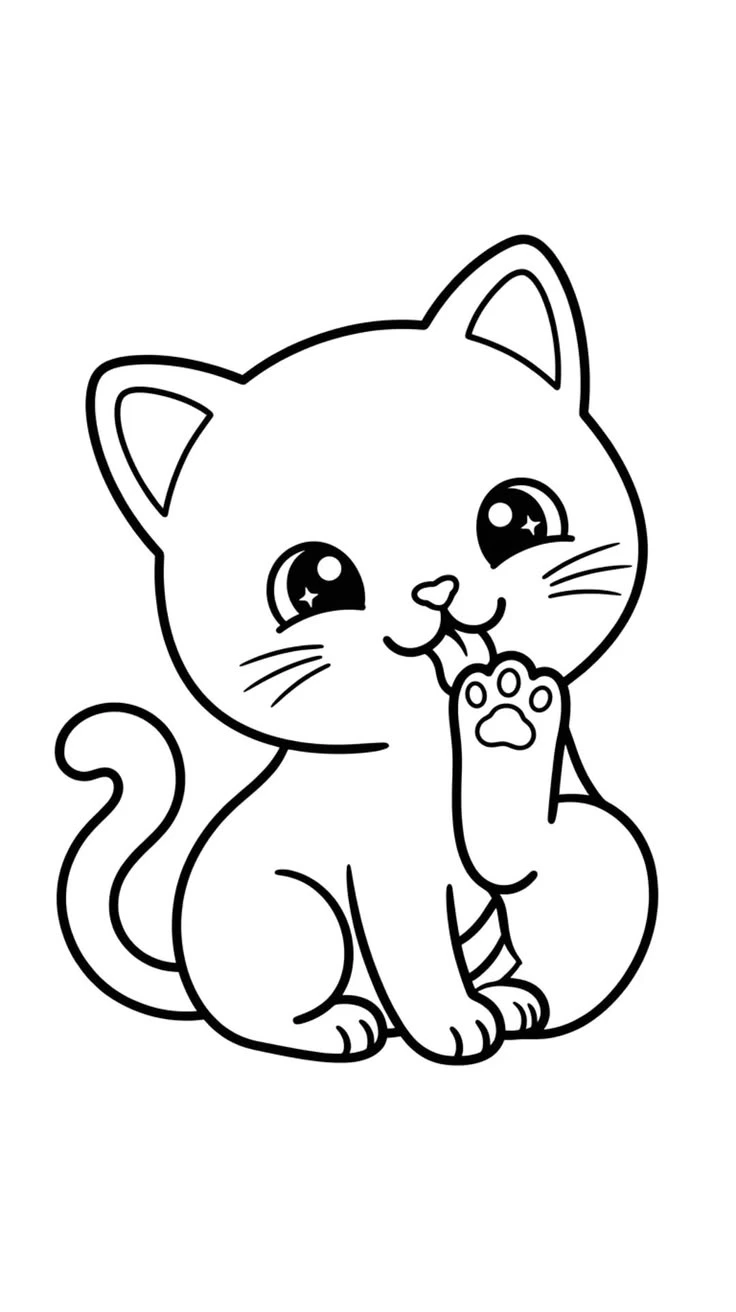 نقاشی گربه