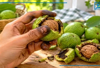 10 روش پاک کردن لکه سیاه گردو از روی دست و لباس فوری و آسان