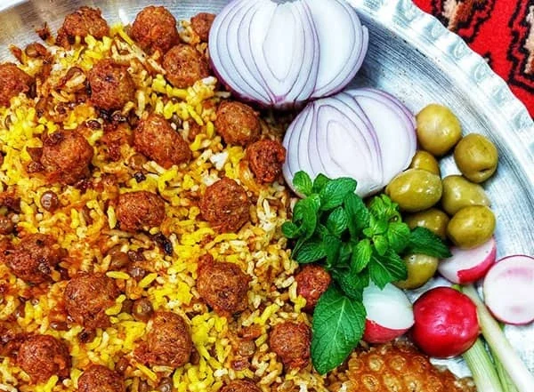 دال عدس پلو مجلسی و خوشمزه اصل جنوبی