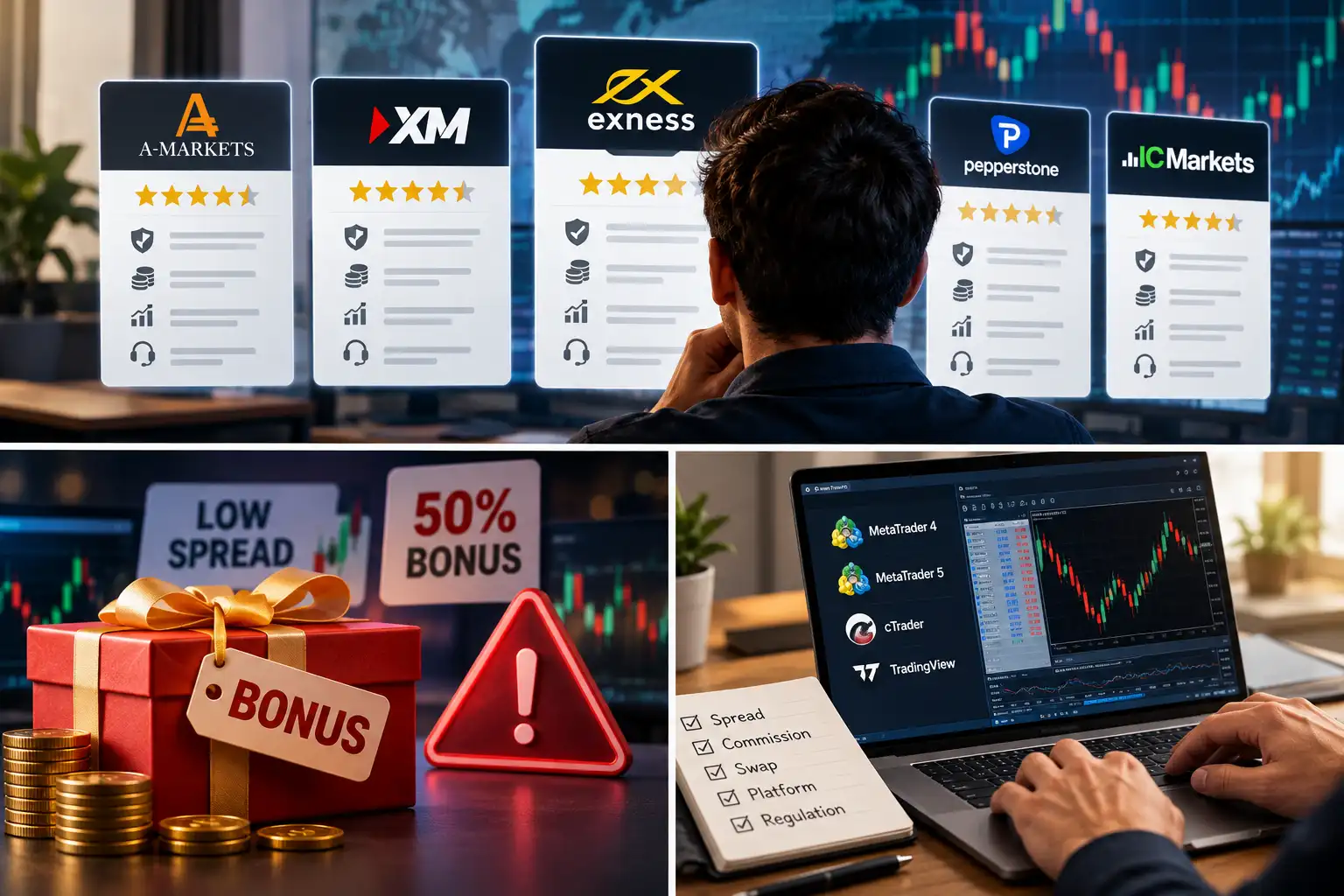 اشتباهات رایج در انتخاب بروکر فارکس؛ ۱۰ نکته مهم قبل از افتتاح حساب