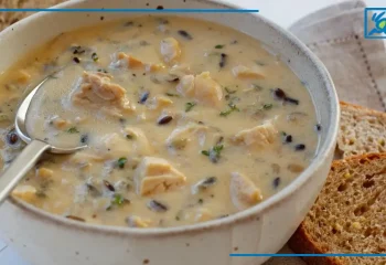 طرز تهیه سوپ جو با شیر و مرغ برای 4 نفر