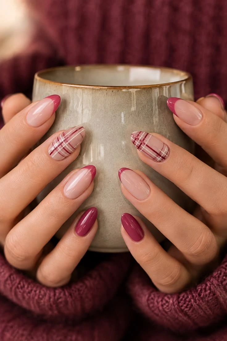 طرح ناخن پاییزی