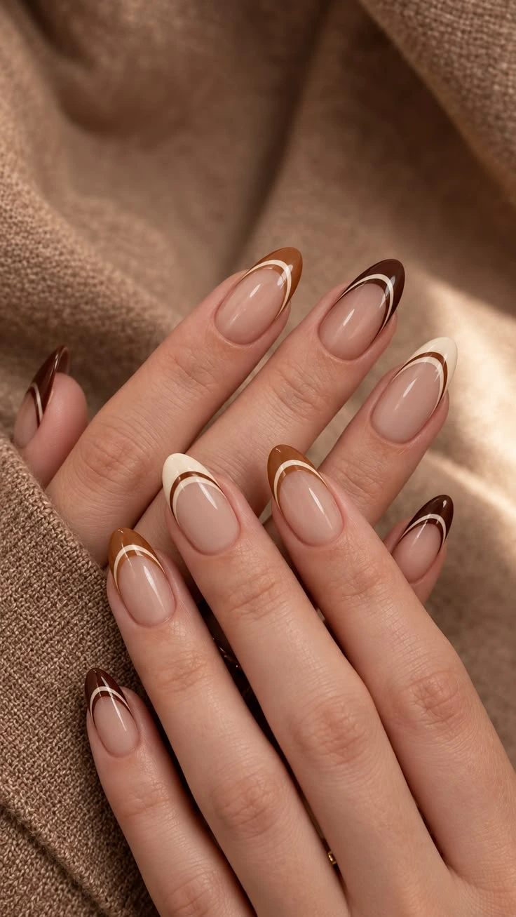 طرح ناخن پاییزی